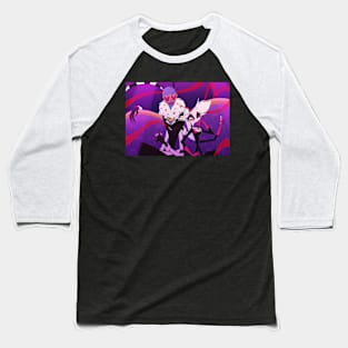 hazbin hotel Valentino/Angeldust Baseball T-Shirt